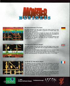 Monster Business - Box - Back Image