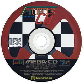 F1 Circus CD - Disc Image