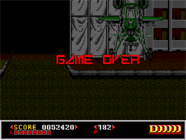 Dynamite Duke - Screenshot - Game Over Image