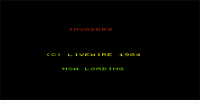 Invaders - Screenshot - Game Title Image