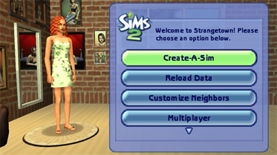 The Sims 2 - Screenshot - Game Select