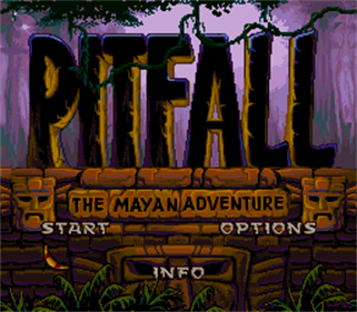 Pitfall: The Mayan Adventure - Screenshot - Game Title Image