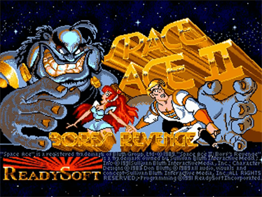 Space Ace II: Borf's Revenge - Screenshot - Game Title Image
