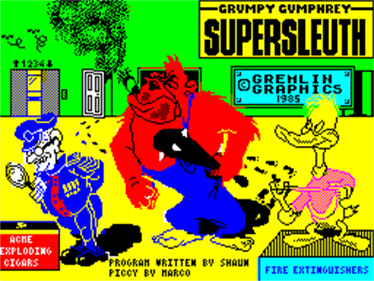 Grumpy Gumphrey Supersleuth - Screenshot - Game Title Image