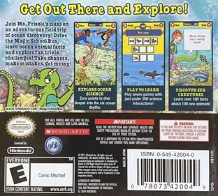 The Magic School Bus: Oceans - Box - Back Image