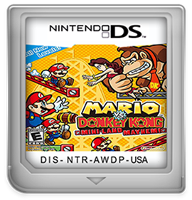 Mario vs. Donkey Kong: Mini-Land Mayhem! - Fanart - Cart - Front