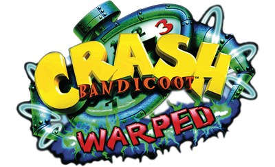 Crash Bandicoot: Warped - Clear Logo Image