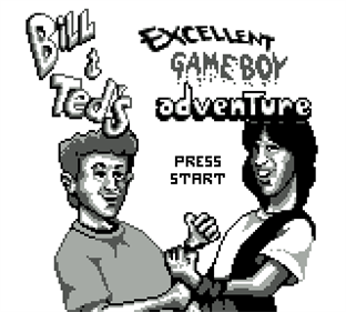 Bill & Ted's Excellent Game Boy Adventure - Screenshot - Game Title Image