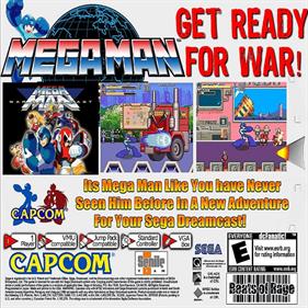 Mega Man: War of the Past - Box - Back Image