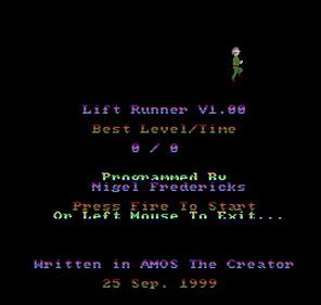 Lift Runner - Screenshot - Game Title Image
