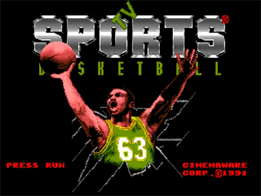 TV Sports Basketball - Screenshot - Game Title Image