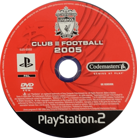Club Football 2005: Liverpool FC  - Disc Image