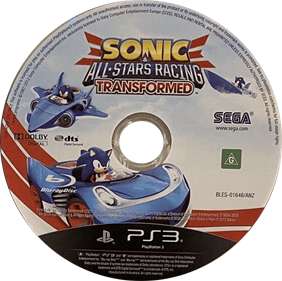 Sonic & All-Stars Racing Transformed - Disc Image