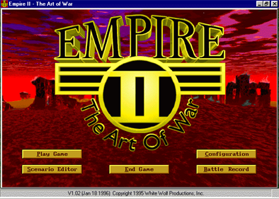 Empire II: The Art of War - Screenshot - Game Title Image