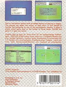 Soccer King - Box - Back Image