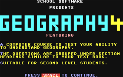 Geography Quiz - Screenshot - Game Title Image