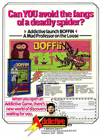 Boffin - Advertisement Flyer - Front Image