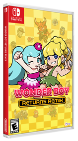 Wonder Boy Returns Remix - Box - 3D Image