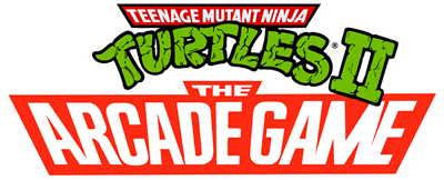 Teenage Mutant Ninja Turtles II: The Arcade Game - Clear Logo Image