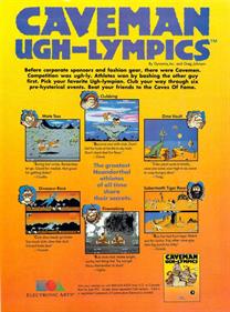 Caveman Ugh-Lympics - Advertisement Flyer - Front Image
