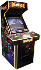 Rampage World Tour - Arcade - Cabinet Image