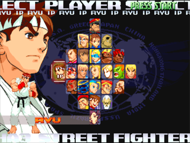 Street Fighter Alpha 3 - Screenshot - Game Select Image
