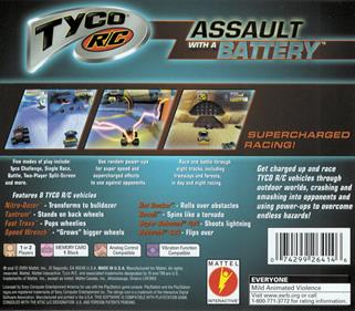 Tyco R/C: Assault with a Battery - Box - Back Image