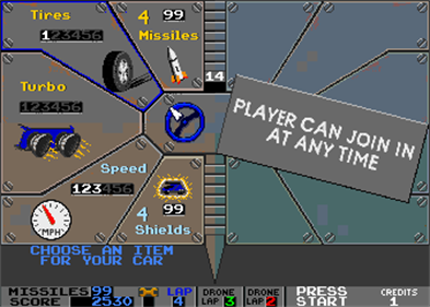 BadLands (Atari) - Screenshot - Game Select Image
