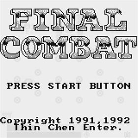 Final Combat - Screenshot - Gameplay Image