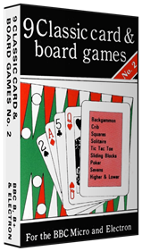 9 Classic card & board games: No. 2 - Box - 3D Image