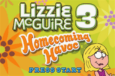 Lizzie McGuire 3: Homecoming Havoc - Screenshot - Game Title Image