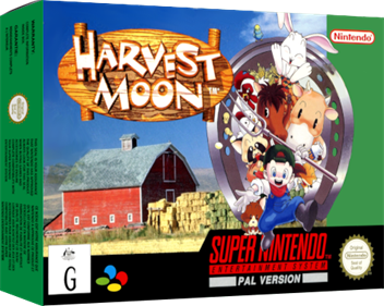 Harvest Moon - Box - 3D Image