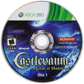 Castlevania: Lords of Shadow - Disc Image