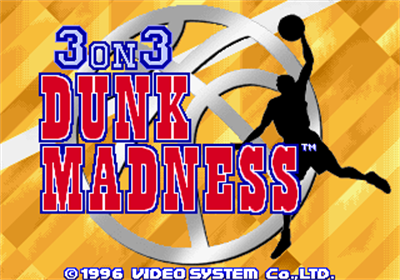 3 on 3 Dunk Madness - Screenshot - Game Title Image