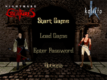 Nightmare Creatures - Screenshot - Game Select
