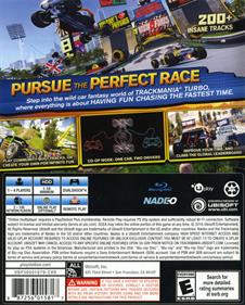 TrackMania Turbo - Box - Back Image