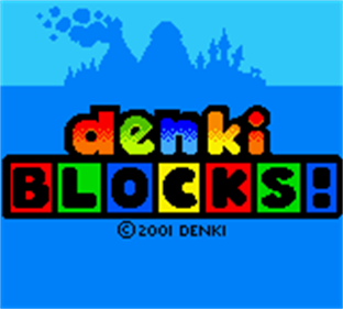 Denki Blocks! - Screenshot - Game Title Image