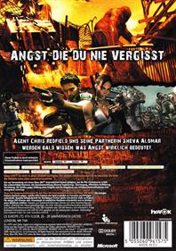 Resident Evil 5 - Box - Back Image