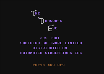 Dragon's Eye - Screenshot - Game Title Image