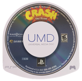 Crash Tag Team Racing - Disc