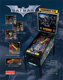 Batman (Stern Pinball) - Advertisement Flyer - Front Image