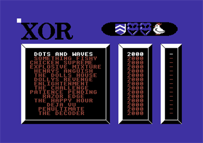 XOR - Screenshot - Game Select Image