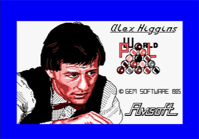 Alex Higgins' World Pool - Screenshot - Game Title Image