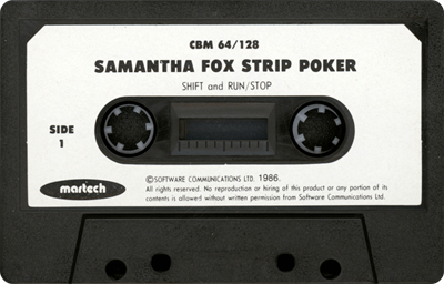 Samantha Fox Strip Poker - Cart - Front Image