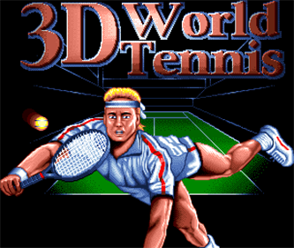 3D World Tennis - Screenshot - Game Title Image