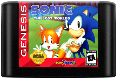 Sonic The Hedgehog: The Lost Worlds - Cart - Front Image