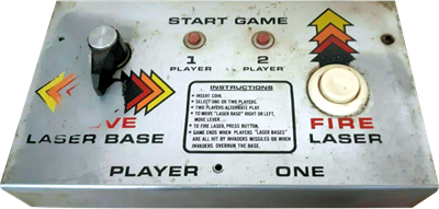 Space Invaders - Arcade - Control Panel Image