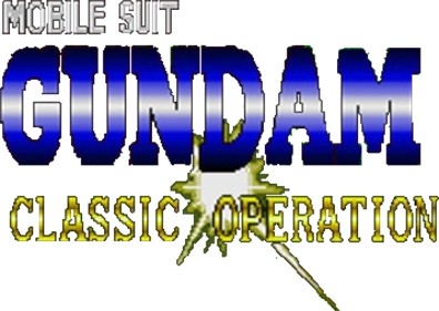 Mobile Suit Gundam: Classic Operation - Clear Logo Image