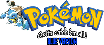 Pokémon Blue Version - Clear Logo Image