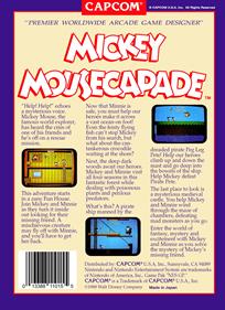 Mickey Mousecapade - Box - Back Image